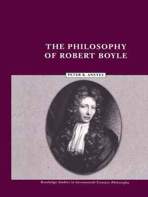 cover image of The Philosophy of Robert Boyle